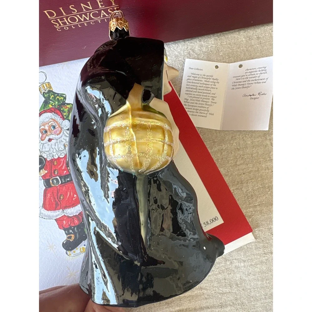 Christopher Radko Signed Limited Edition Disney Snow White Ornament Set Box